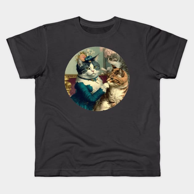 Cat Caste Kids T-Shirt by HiLife